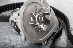 New,Car,Water,Pump,With,Gasket,And,Timing,Belt,On - Meineke Alabama Meineke Car Care | Water Pump | Madison AL